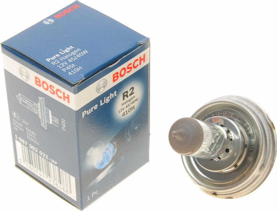 BOSCH 1 987 302 021 - Лампа накаливания, фара дальнего света autospares.lv