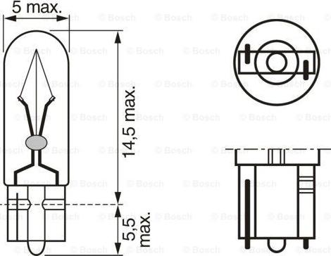 BOSCH 1 987 302 240 - Лампа накаливания autospares.lv