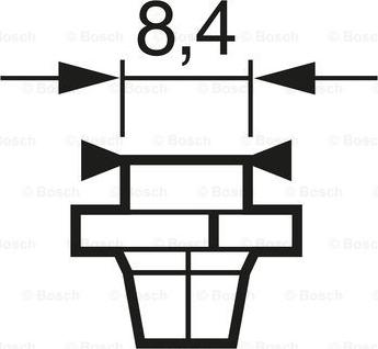 BOSCH 1 987 302 243 - Лампа накаливания autospares.lv