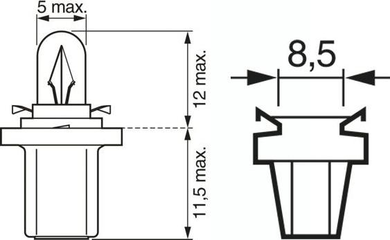 BOSCH 1 987 302 219 - Лампа накаливания autospares.lv