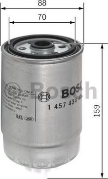 BOSCH 1 457 434 455 - Топливный фильтр autospares.lv