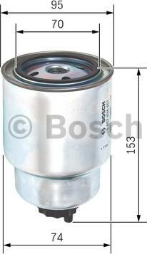 BOSCH 1 457 434 451 - Топливный фильтр autospares.lv