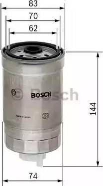 BOSCH 1 457 434 192 - Топливный фильтр autospares.lv