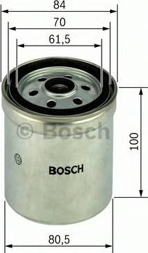 BOSCH 1 457 434 157 - Топливный фильтр autospares.lv