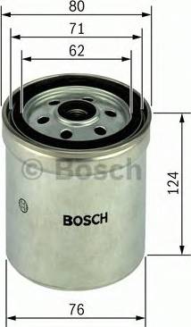 BOSCH 1 457 434 183 - Топливный фильтр autospares.lv