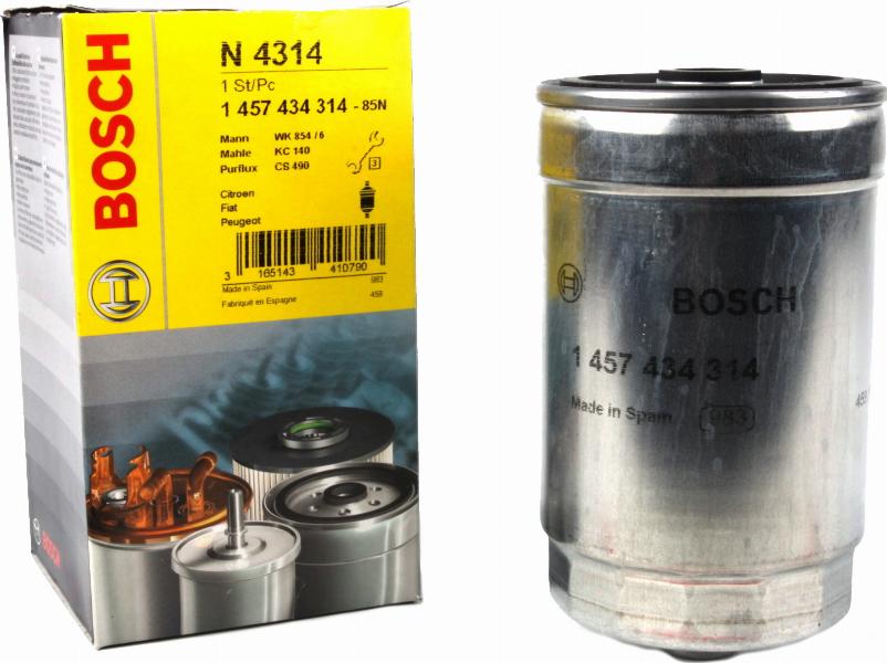 BOSCH 1 457 434 314 - Топливный фильтр autospares.lv