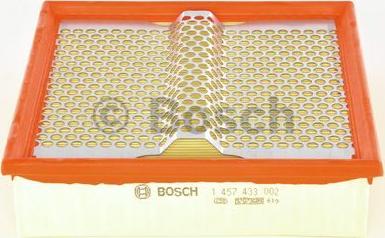 BOSCH 1 457 433 002 - Воздушный фильтр, двигатель autospares.lv