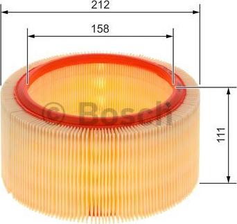 BOSCH 1 457 433 032 - Воздушный фильтр, двигатель autospares.lv