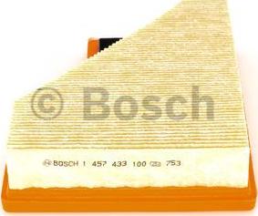 BOSCH 1 457 433 100 - Воздушный фильтр, двигатель autospares.lv