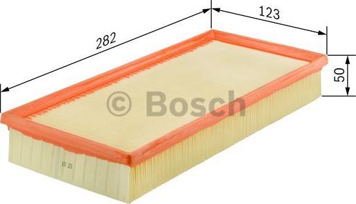 BOSCH 1 457 433 316 - Воздушный фильтр, двигатель autospares.lv