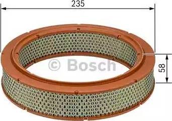 BOSCH 1 457 432 111 - Воздушный фильтр, двигатель autospares.lv