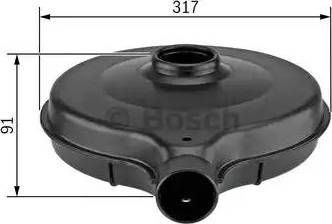 BOSCH 1 457 432 204 - Воздушный фильтр, двигатель autospares.lv