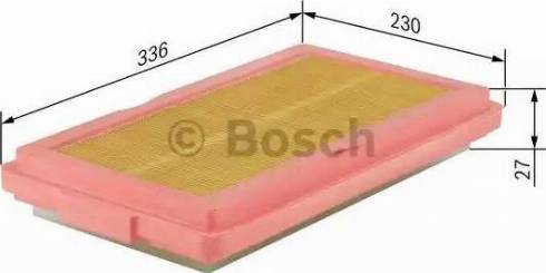 BOSCH 1 457 432 202 - Воздушный фильтр, двигатель autospares.lv