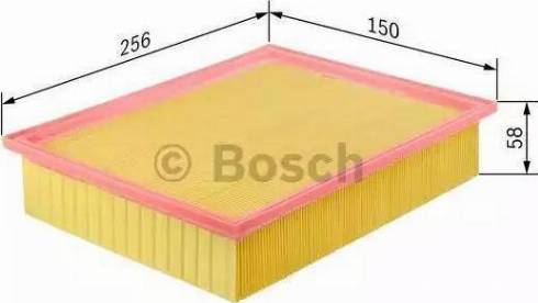 BOSCH 1 457 429 832 - Воздушный фильтр, двигатель autospares.lv