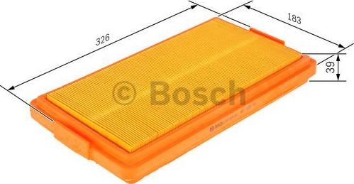 BOSCH 1 457 429 928 - Воздушный фильтр, двигатель autospares.lv