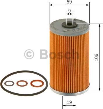 BOSCH 1 457 429 606 - Масляный фильтр autospares.lv