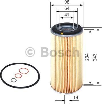 BOSCH 1 457 429 600 - Масляный фильтр autospares.lv