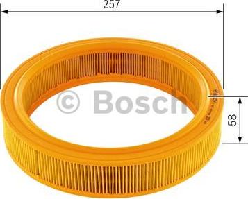 BOSCH 1 457 429 064 - Воздушный фильтр, двигатель autospares.lv