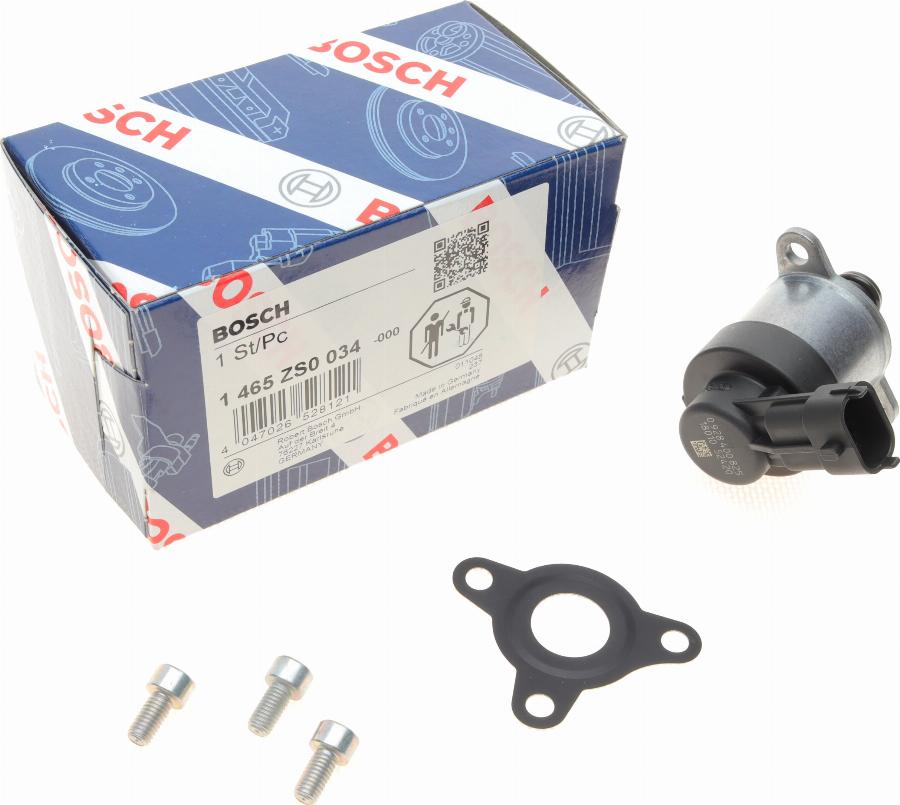 BOSCH 1 465 ZS0 034 - Регулирующий клапан, количество топлива (Common-Rail-System) autospares.lv