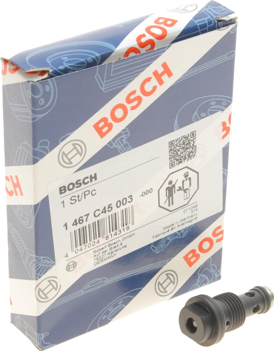 BOSCH 1467C45003 - Клапан, система впрыска autospares.lv