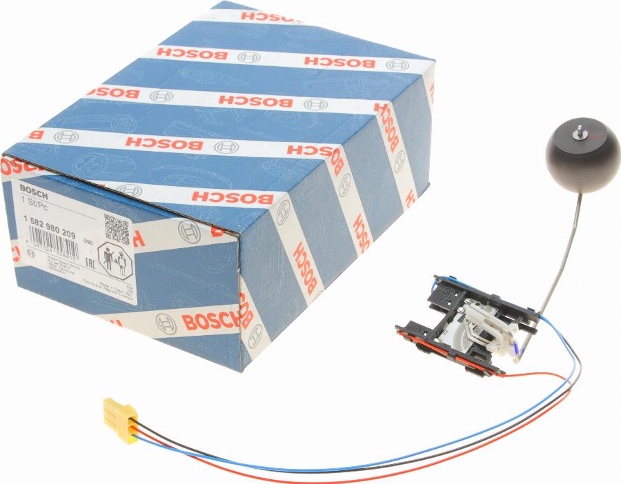 BOSCH 1 582 980 209 - Датчик, уровень топлива autospares.lv