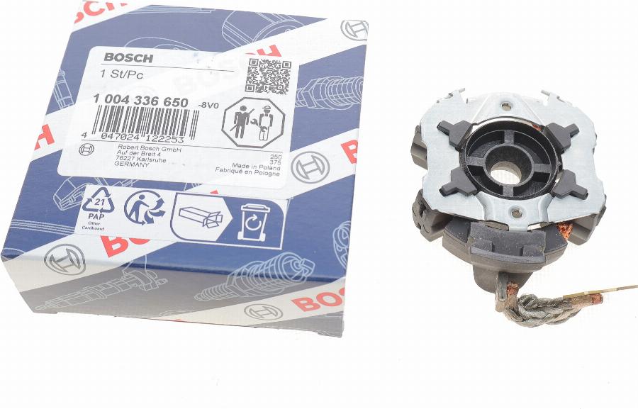 BOSCH 1 004 336 650 - Кронштейн, угольная щетка autospares.lv