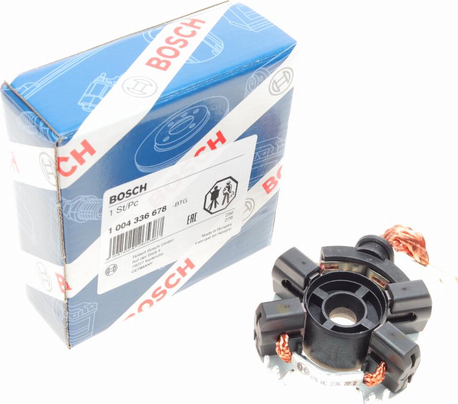 BOSCH 1 004 336 678 - Кронштейн, угольная щетка autospares.lv