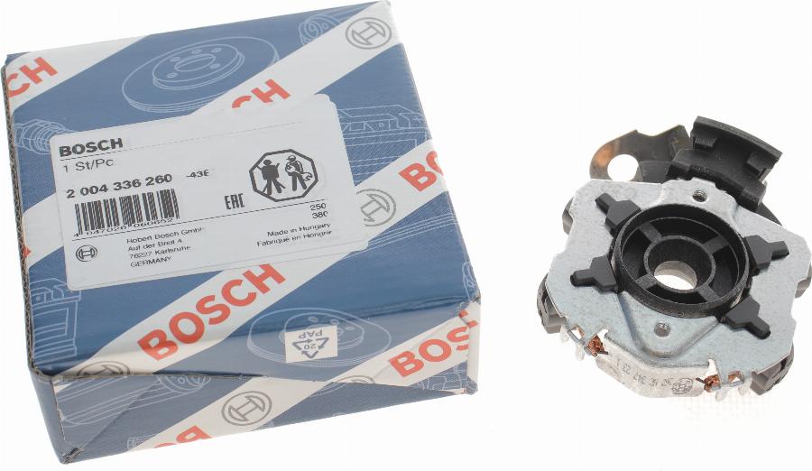 BOSCH 2 004 336 260 - Кронштейн, угольная щетка autospares.lv