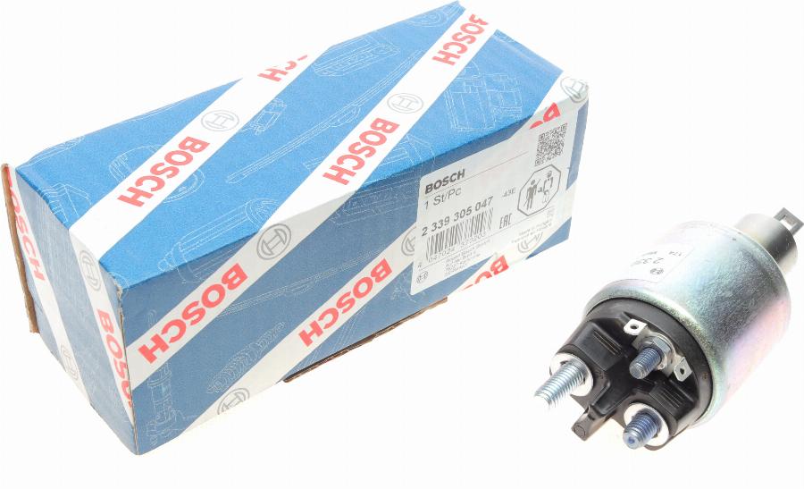 BOSCH 2 339 305 047 - Тяговое реле, соленоид, стартер autospares.lv