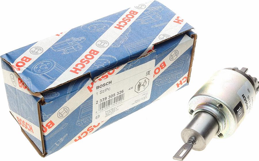 BOSCH 2 339 305 326 - Тяговое реле, соленоид, стартер autospares.lv