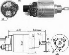 BOSCH 2339303202 - Тяговое реле, соленоид, стартер autospares.lv