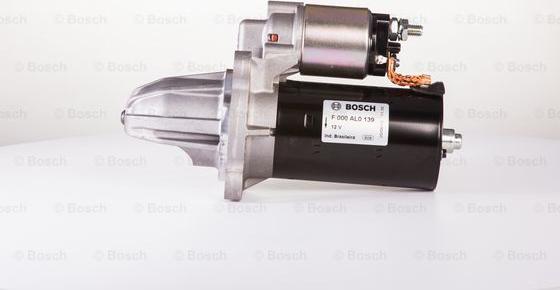 BOSCH F 000 AL0 139 - Стартер autospares.lv