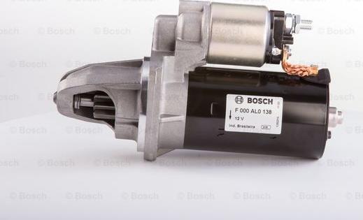 BOSCH F 000 AL0 138 - Стартер autospares.lv