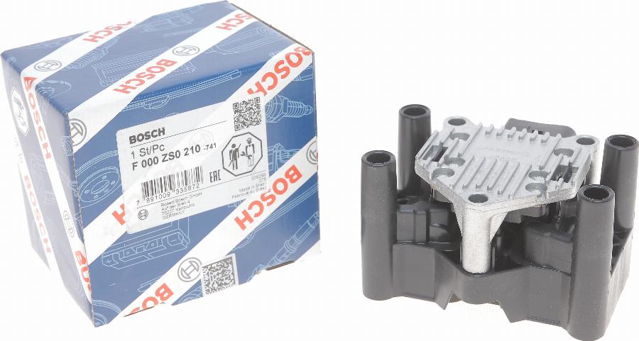 BOSCH F 000 ZS0 210 - Катушка зажигания autospares.lv