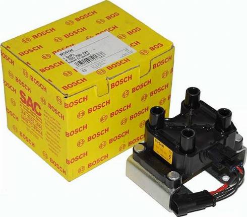 BOSCH F000ZS0221 - Катушка зажигания autospares.lv