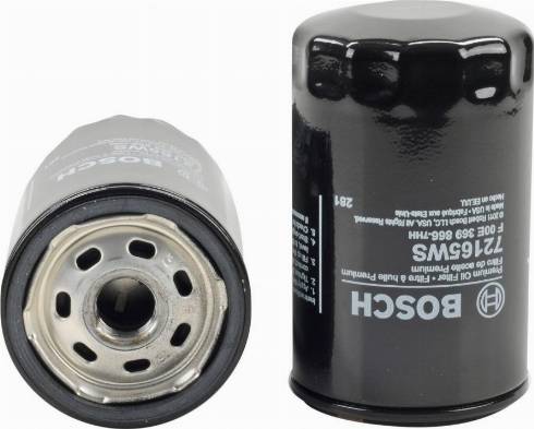 BOSCH F 00E 369 866 - Масляный фильтр autospares.lv