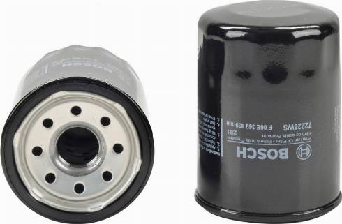 BOSCH F 00E 369 839 - Масляный фильтр autospares.lv