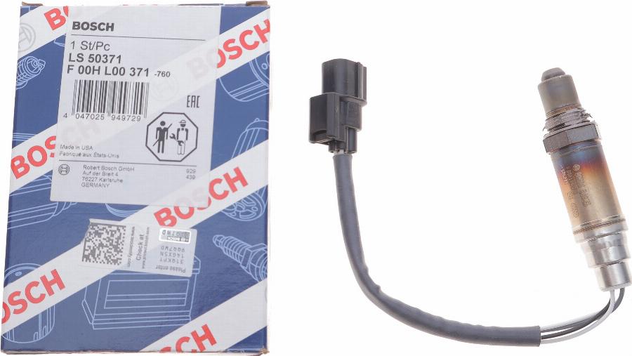 BOSCH F 00H L00 371 - Лямбда-зонд, датчик кислорода autospares.lv