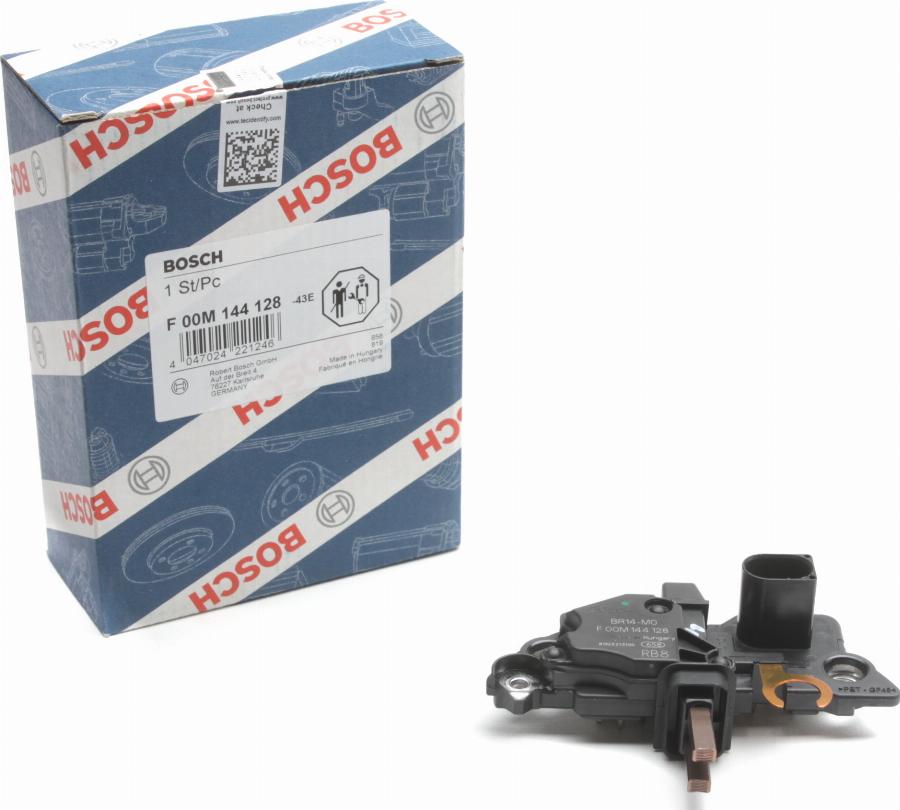 BOSCH F 00M 144 128 - Регулятор напряжения, генератор autospares.lv