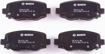 BOSCH F 03B 076 134 - Тормозные колодки, дисковые, комплект autospares.lv