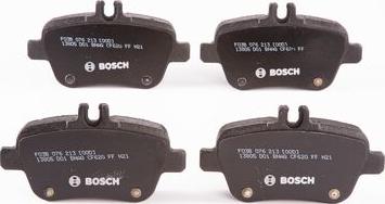 BOSCH F 03B 076 213 - Тормозные колодки, дисковые, комплект autospares.lv