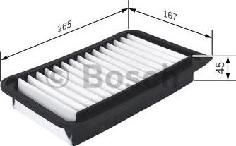 BOSCH F 026 400 420 - Воздушный фильтр, двигатель autospares.lv