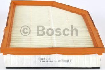 BOSCH F 026 400 513 - Воздушный фильтр, двигатель autospares.lv