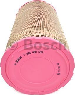 BOSCH F 026 400 539 - Воздушный фильтр, двигатель autospares.lv