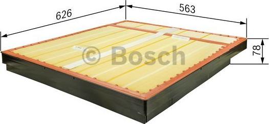 BOSCH F 026 400 094 - Воздушный фильтр, двигатель autospares.lv