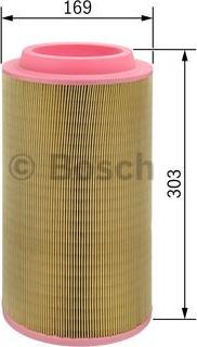 BOSCH F 026 400 059 - Воздушный фильтр, двигатель autospares.lv