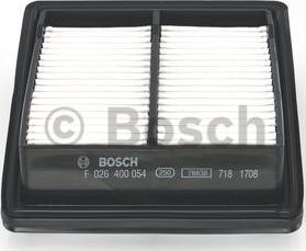 BOSCH F 026 400 054 - Воздушный фильтр, двигатель autospares.lv