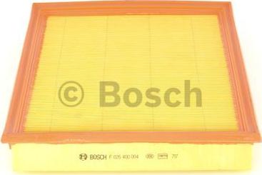 BOSCH F 026 400 004 - Воздушный фильтр, двигатель autospares.lv