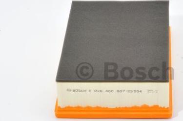 BOSCH F 026 400 007 - Воздушный фильтр, двигатель autospares.lv