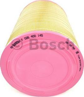 BOSCH F 026 400 145 - Воздушный фильтр, двигатель autospares.lv